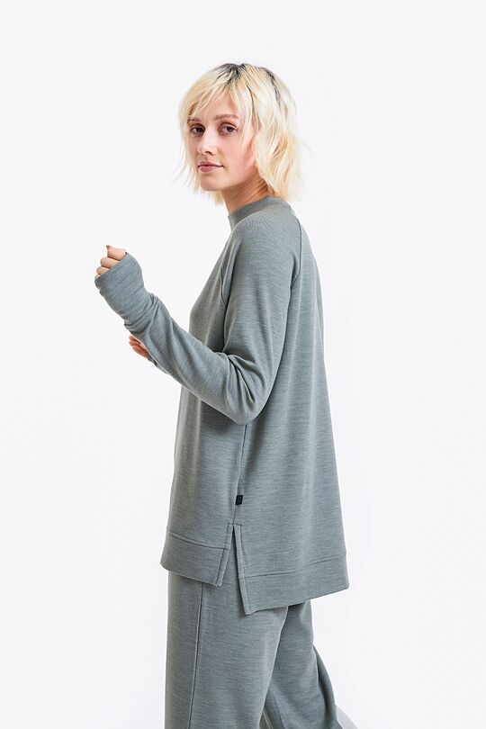 Merino wool long sleeve shirt 2 | CHAKI | Audimas