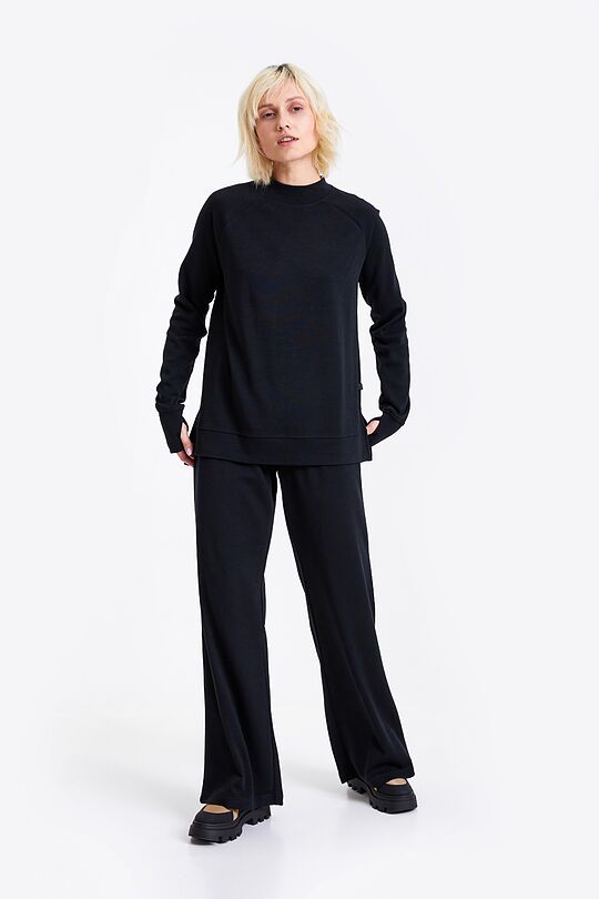 Merino wool long sleeve shirt 3 | BLACK | Audimas