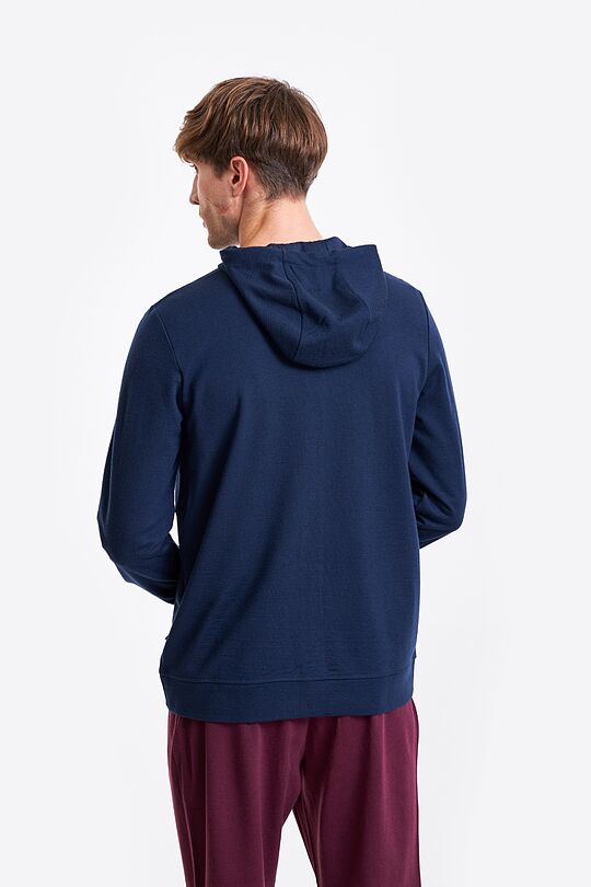 Merino zip-through sweatshirt 2 | BLUE | Audimas