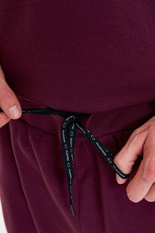 Merino wool sweatpants 4 | BURGUND | Audimas