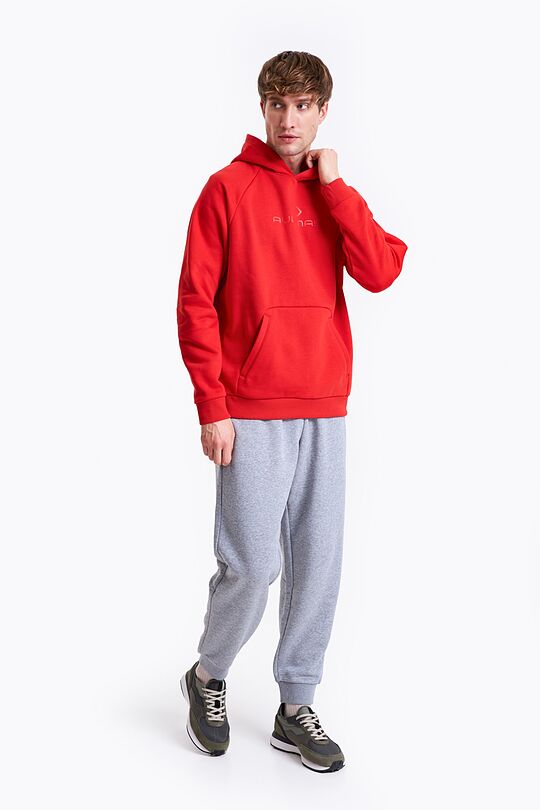 Cotton hoodie 2 | RED | Audimas