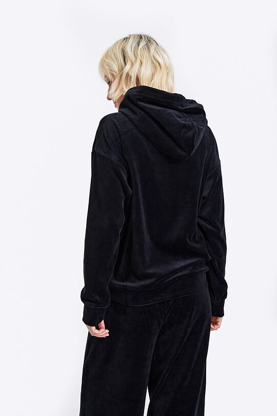 Velour sweatshirt 2 | BLACK | Audimas