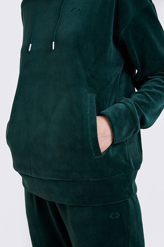 Velour sweatshirt 4 | GREEN | Audimas