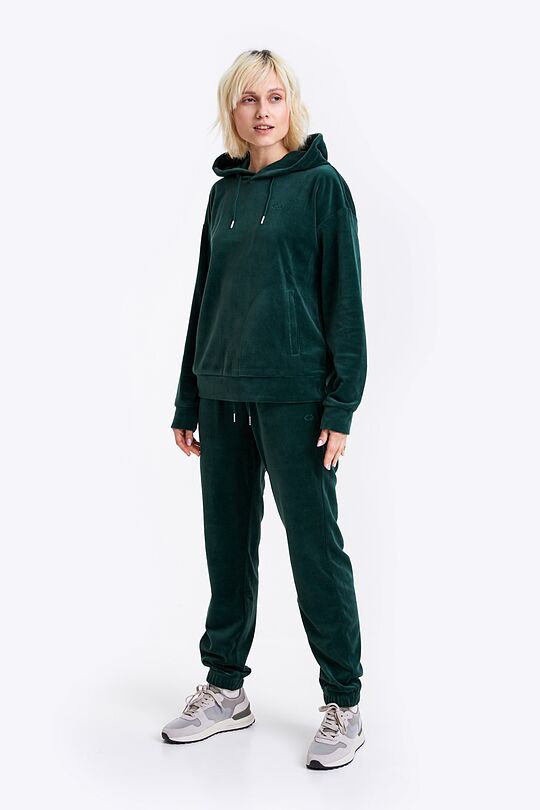 Velour sweatshirt 5 | GREEN/ KHAKI / LIME GREEN | Audimas
