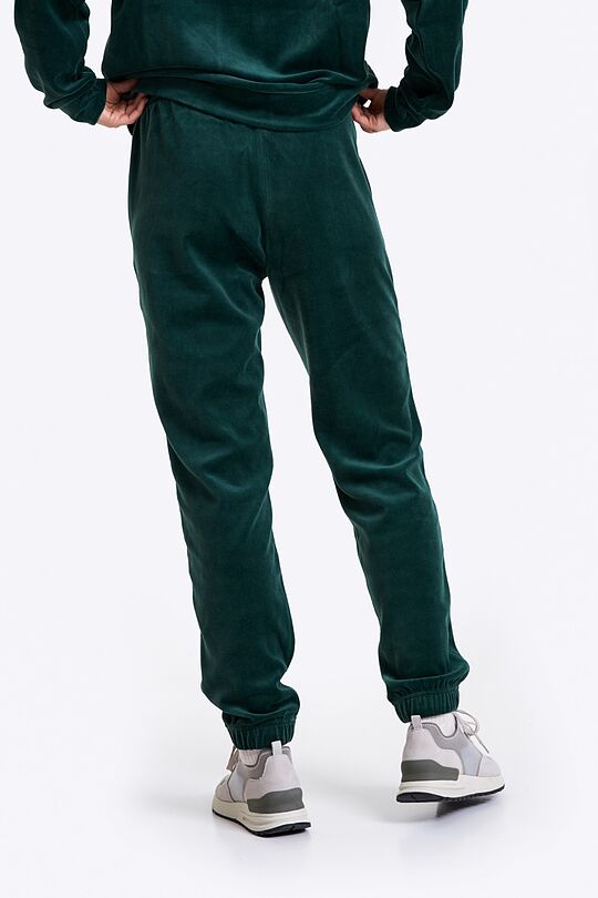 Velour sweatpants 3 | GREEN | Audimas