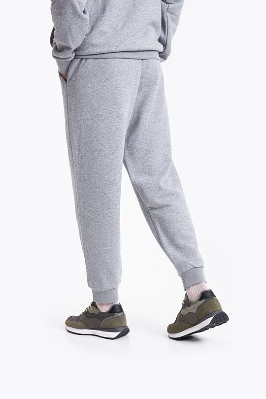 Organic cotton fleece sweatpants 3 | GREY | Audimas