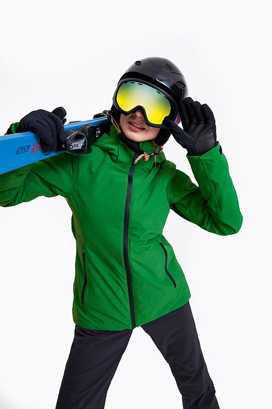 Ski jacket with THERMORE thermal insulation 1 | GREEN | Audimas