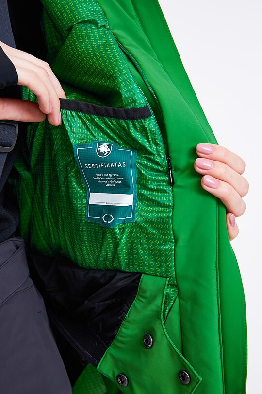 Ski jacket with 20 000 membrane 12 | GREEN | Audimas