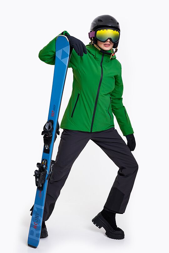Ski jacket with THERMORE thermal insulation 15 | GREEN | Audimas