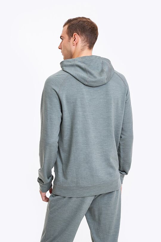 Merino wool hoodie 2 | GREEN | Audimas