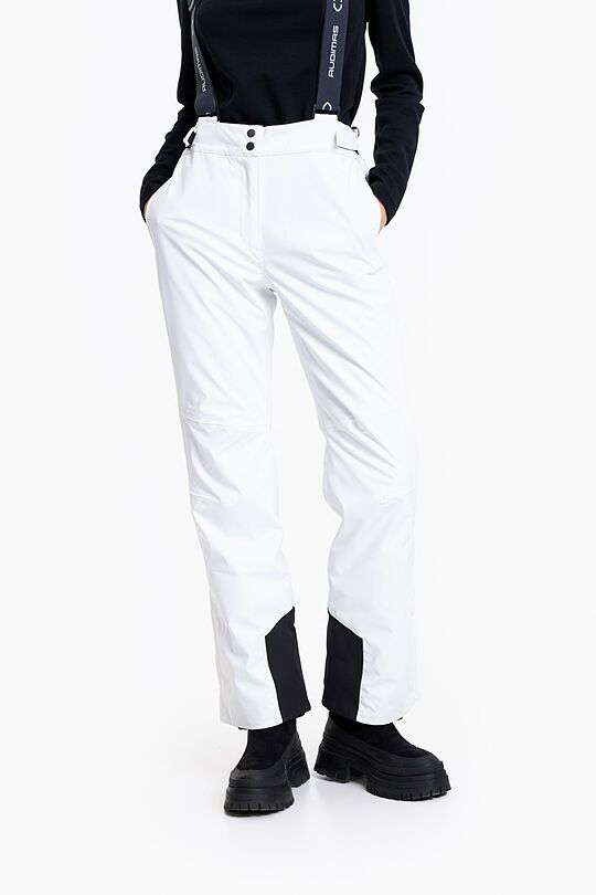 Ski trousers with THERMORE thermal insulation 2 | WHITE | Audimas