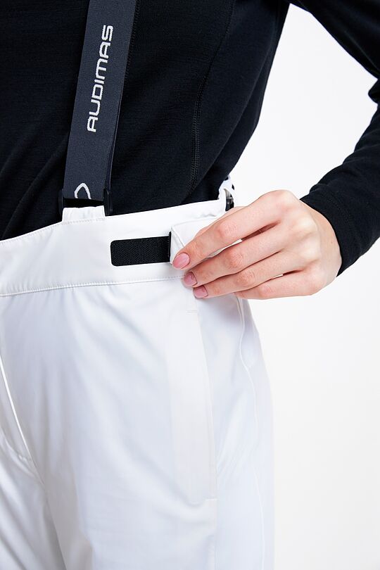 Ski trousers with THERMORE thermal insulation 4 | WHITE | Audimas