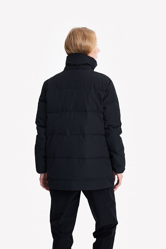 Long puffer down coat 2 in 1 with membrane 14 | BLACK | Audimas
