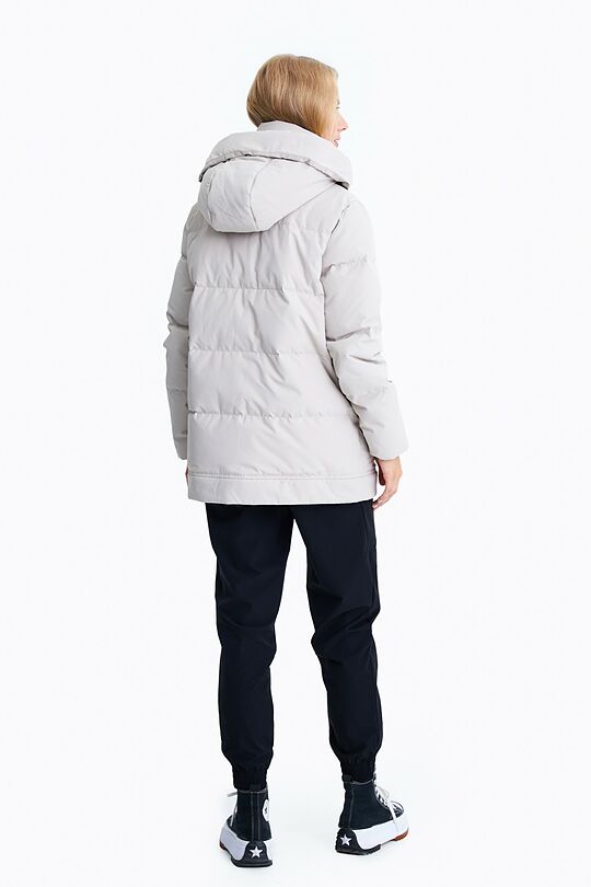 Long puffer down coat 2 in 1 with membrane 14 | GREY | Audimas