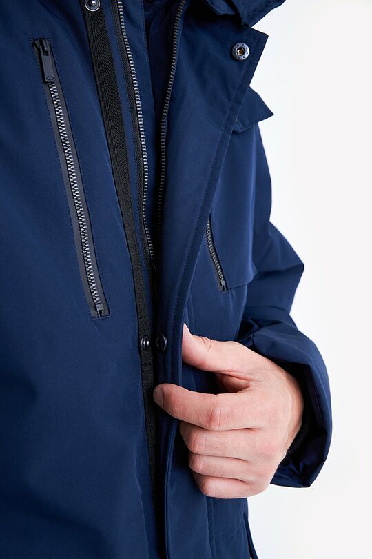 Puffer down parka with membrane 5 | BLUE | Audimas