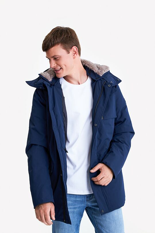 Puffer down parka with membrane 8 | BLUE | Audimas