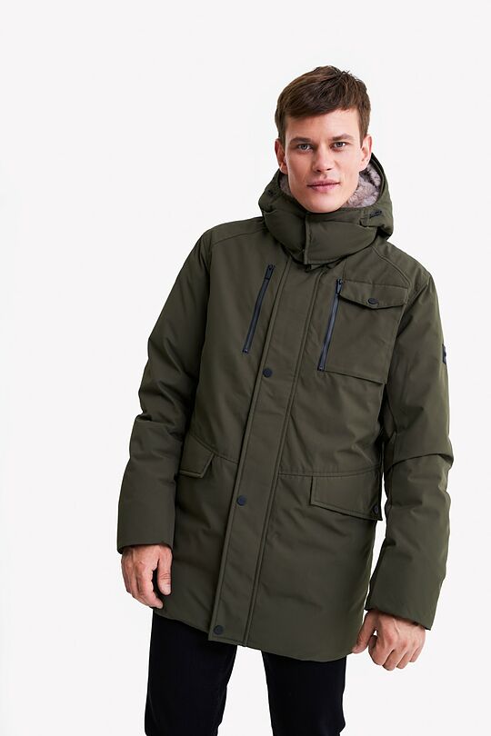 Puffer down parka with membrane 1 | GREEN | Audimas