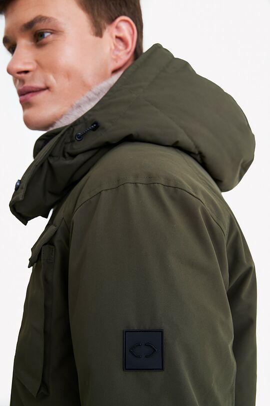 Puffer down parka with membrane 3 | GREEN | Audimas