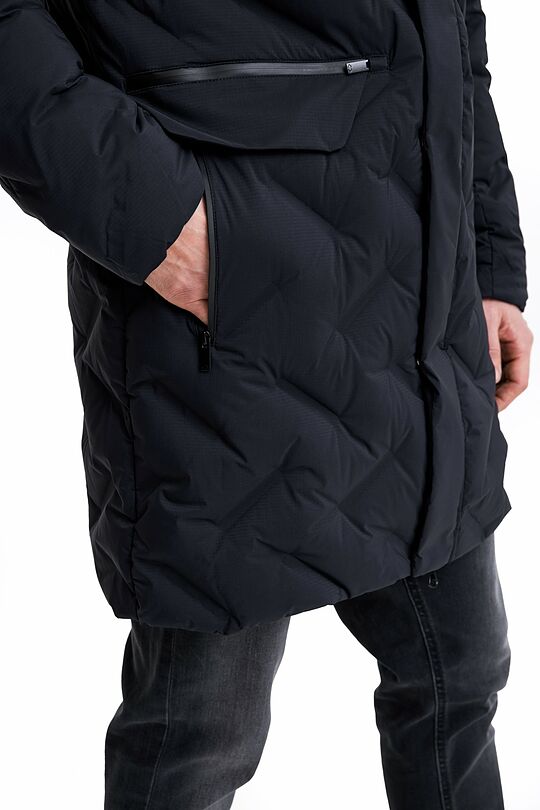 Long down jacket 4 | BLACK | Audimas