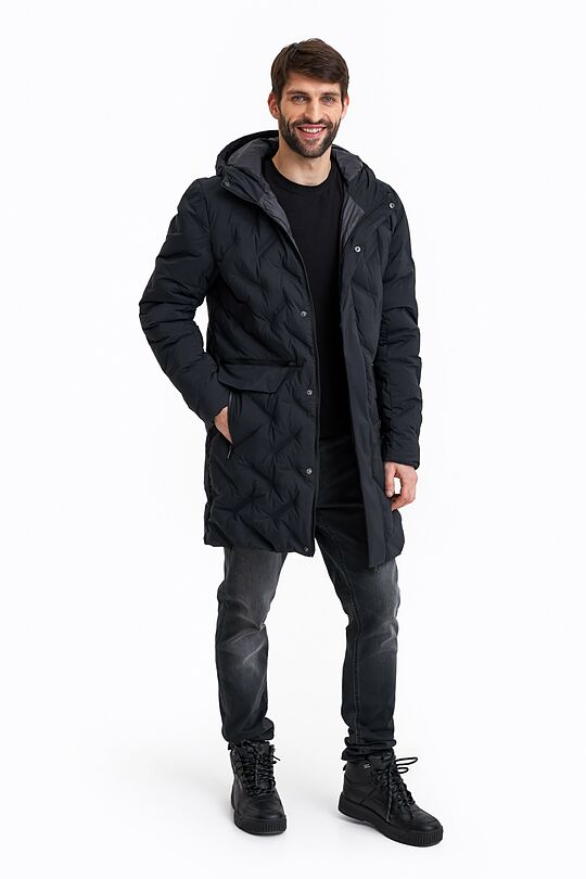 Long down jacket 7 | BLACK | Audimas