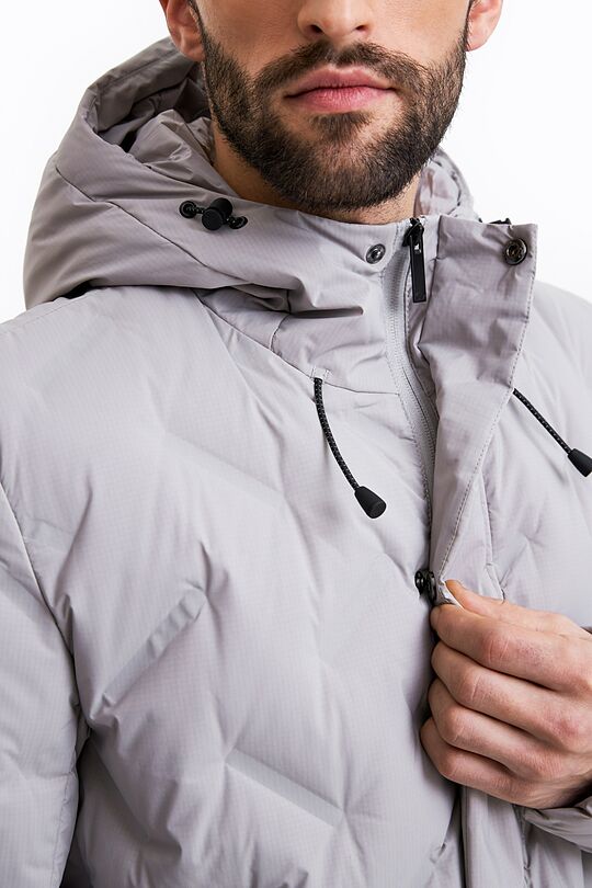 Long down jacket 4 | GREY | Audimas