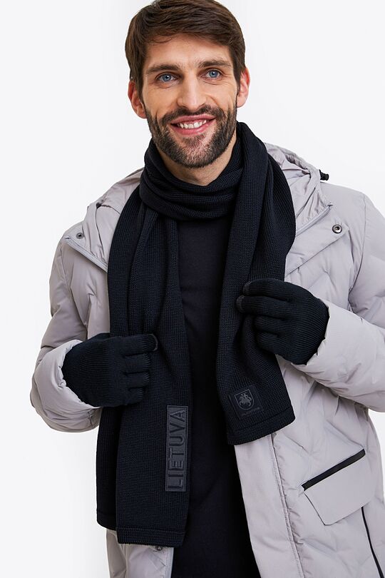 Merino wool gloves 3 | BLACK | Audimas