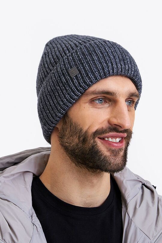Merino wool hat 2 | GREY | Audimas