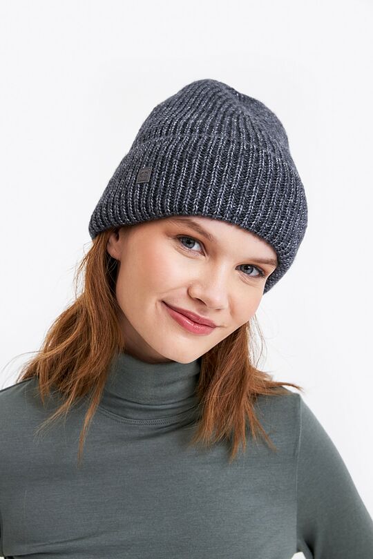 Merino wool hat 3 | GREY | Audimas