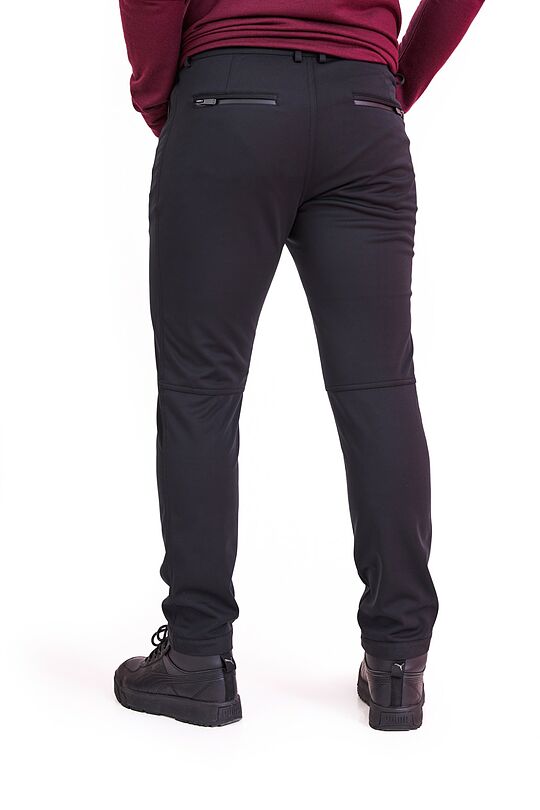 Stretch fabric pants 3 | BLACK | Audimas