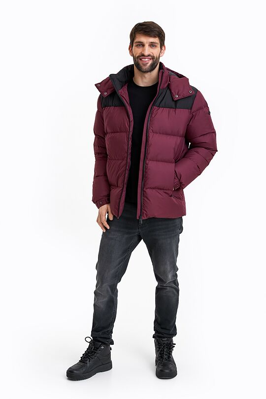 Short puffer down jacket 8 | BURGUND | Audimas