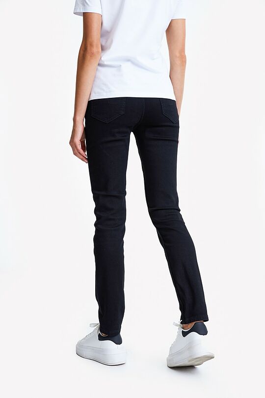 Slim fit stretch denim pants 3 | BLACK | Audimas