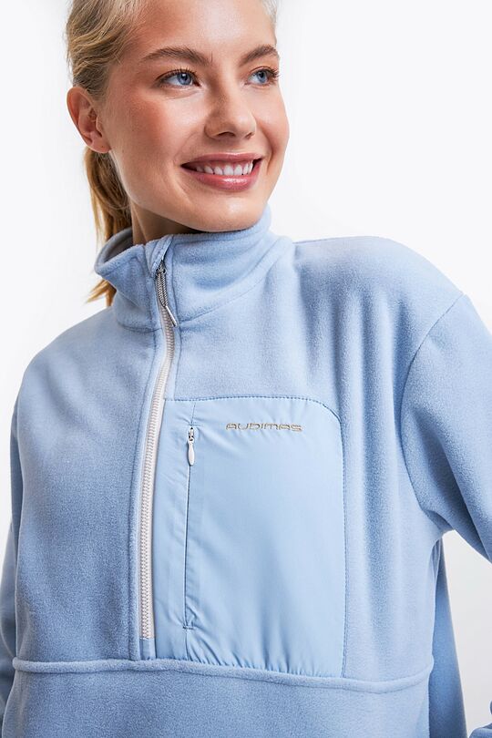Long sleeve half-zip sweatshirt 5 | BLUE | Audimas