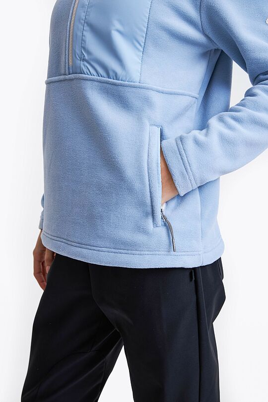 Long sleeve half-zip sweatshirt 4 | BLUE | Audimas