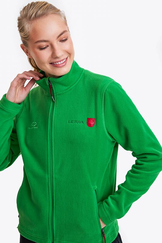 Zip-through sweatshirt 1 | GREEN | Audimas