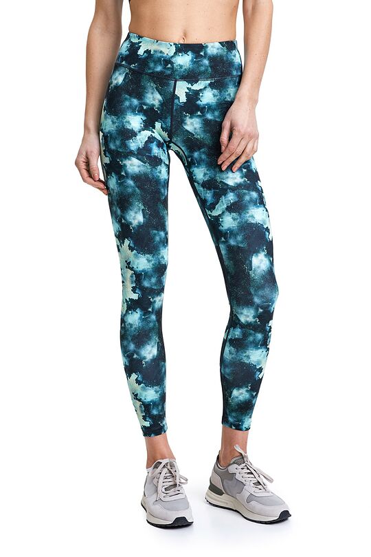 Functional printed leggings 2 | GREEN | Audimas