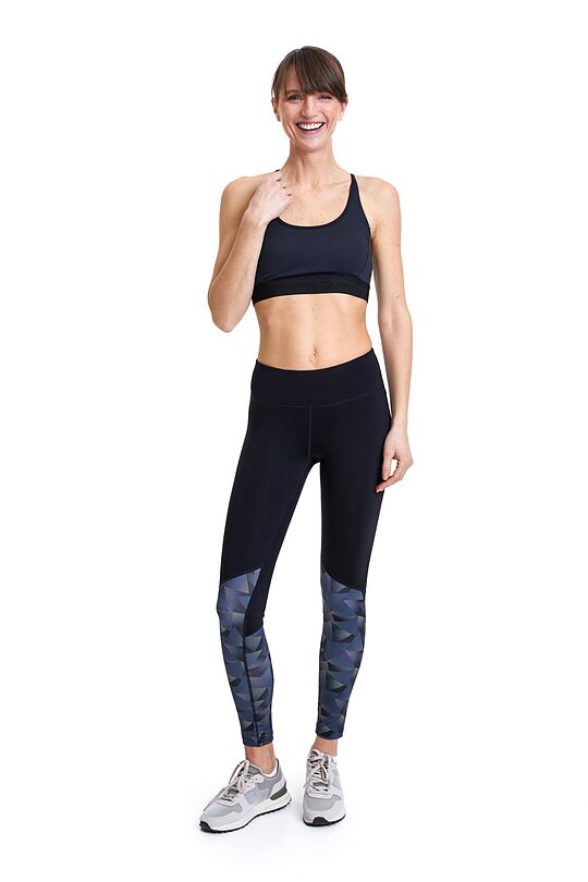 Active printed leggings 1 | BLACK | Audimas