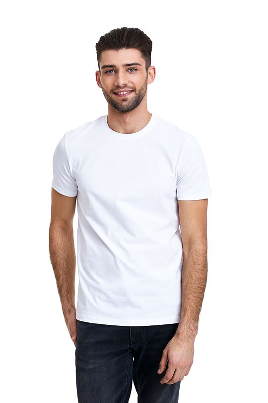 Cotton essential t-shirt 1 | WHITE | Audimas