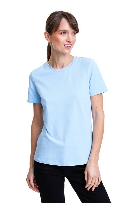 Organic cotton short sleeve T-shirt 1 | MĖLYNA/PILKA | Audimas