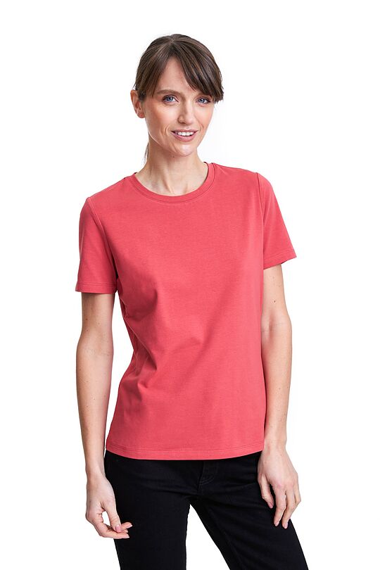 Organic cotton short sleeve T-shirt 1 | RED | Audimas