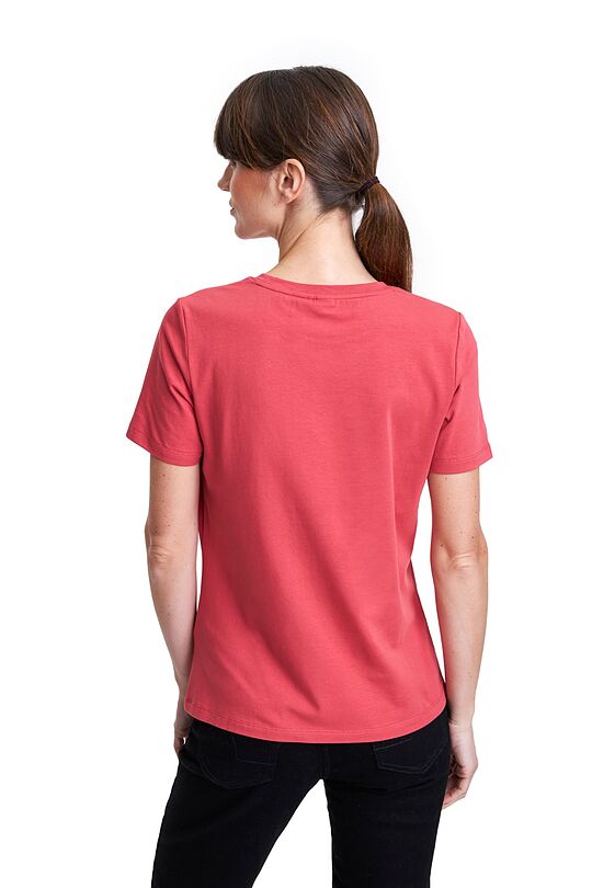 Organic cotton short sleeve T-shirt 2 | RED | Audimas