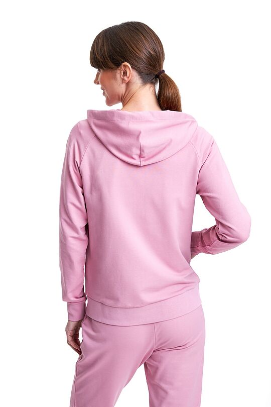 Soft modal full-zip hoodie 2 | PINK | Audimas