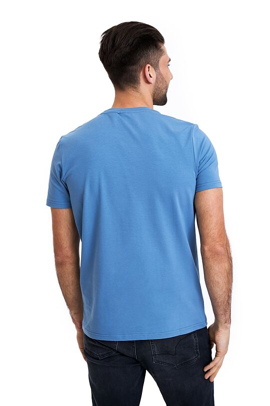 Organic cotton short sleeve T-shirt 2 | BLUE | Audimas