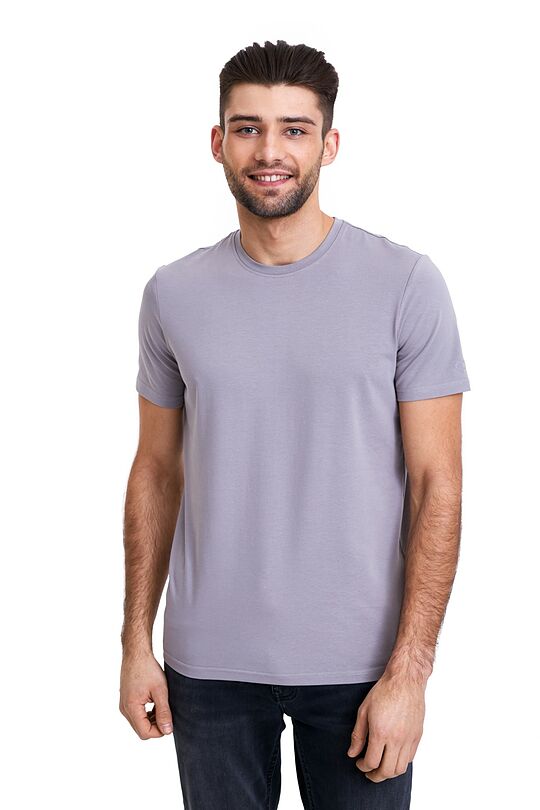 Organic cotton short sleeve T-shirt 1 | GREY | Audimas
