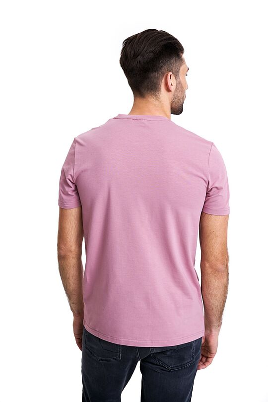 Organic cotton short sleeve T-shirt 2 | PINK | Audimas