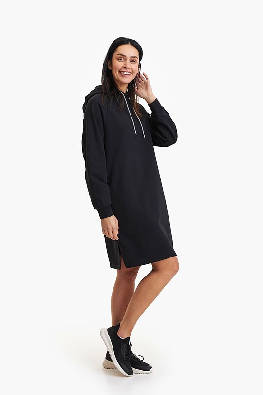 Sweatshirt dress 1 | BLACK | Audimas