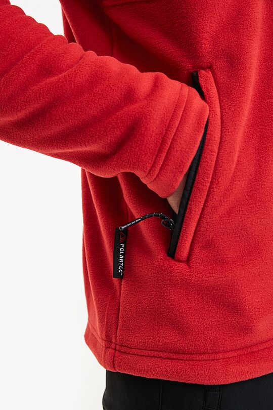 Half zip long sleeve sweatshirt 4 | RED | Audimas