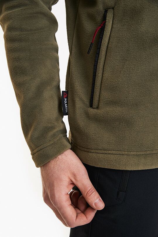 Half zip long sleeve sweatshirt 5 | GREEN | Audimas