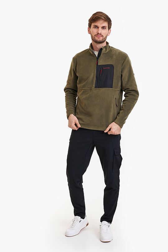 Half zip long sleeve sweatshirt 6 | GREEN | Audimas
