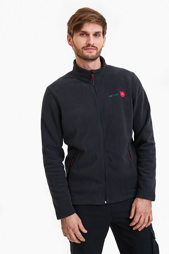Zip-through sweatshirt 1 | BLACK | Audimas