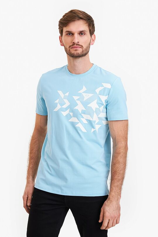 Short sleeve printed T-shirt 1 | BLUE | Audimas